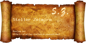 Steller Zelmira névjegykártya